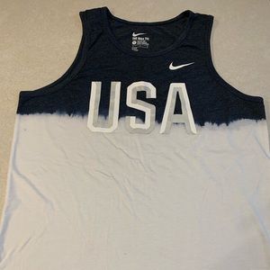 Nike USA tank top. Pre-owned. Clean and like new.